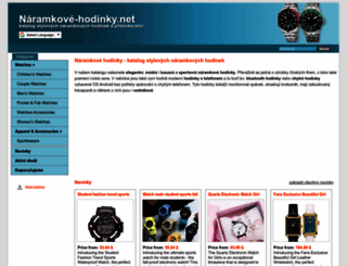 naramkove-hodinky.net screenshot