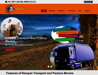 narayantransport.com screenshot