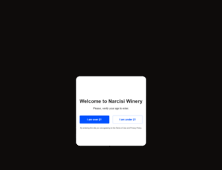 narcisiwinery.com screenshot