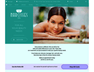 narcisses-spa.com screenshot
