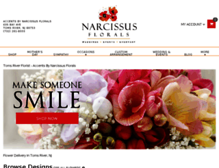 narcissusflorals.com screenshot
