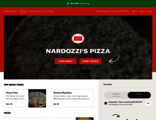 nardozzispizza.com screenshot