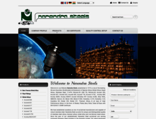 narendrasteels.com screenshot