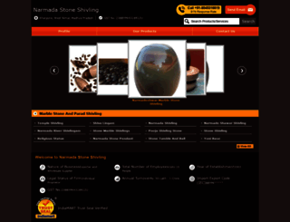 narmadashivling.com screenshot