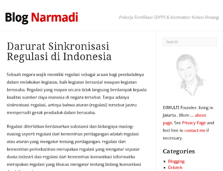 narmadi.net screenshot
