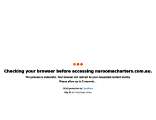 naroomacharters.com.au screenshot