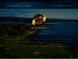 naroomagolf.com.au screenshot