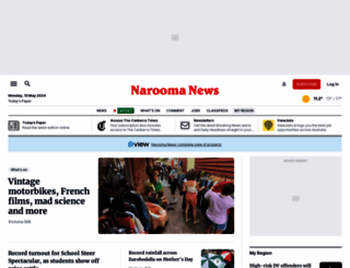 naroomanewsonline.com.au screenshot