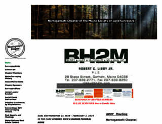 narragansettsurveyors.org screenshot