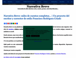 narrativabreve.com screenshot