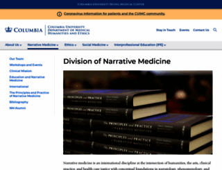 narrativemedicine.org screenshot