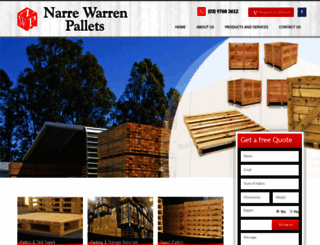 narrewarrenpallets.com.au screenshot
