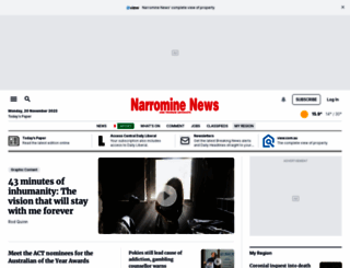 narrominenewsonline.com.au screenshot