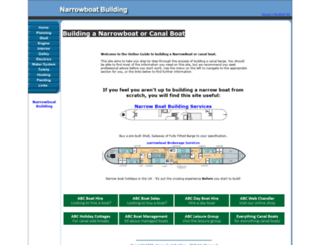narrowboatbuilding.com screenshot