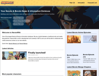 Boruto, Wiki