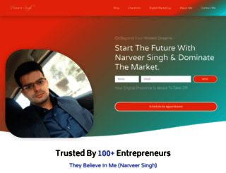 narveersingh.com screenshot