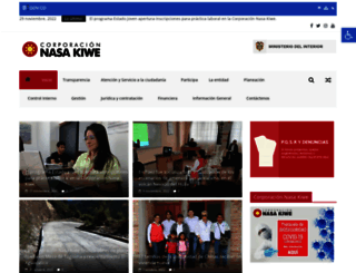 nasakiwe.gov.co screenshot