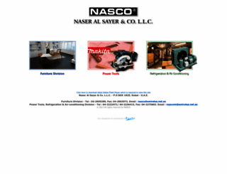 nasco-uae.com screenshot