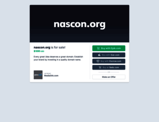 nascon.org screenshot