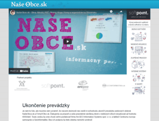 naseobce.sk screenshot