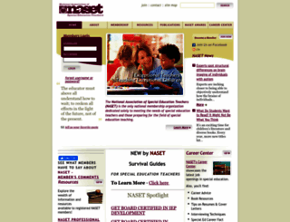 naset.org screenshot