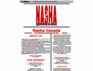 nashagazeta.ca screenshot
