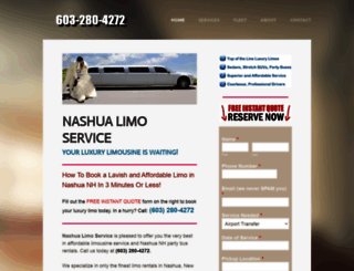 nashualimoservice.com screenshot