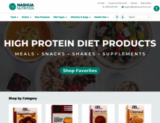 nashuanutrition.com screenshot