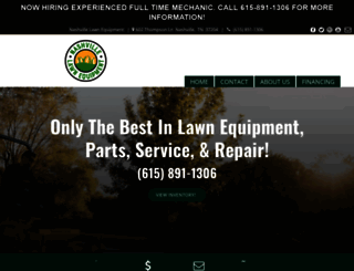 nashville-lawnequipment.com screenshot