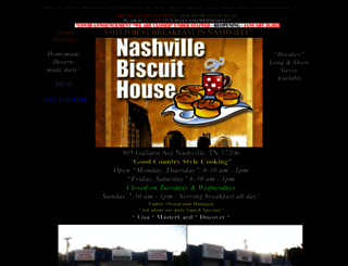 nashvillebiscuithouse.com screenshot