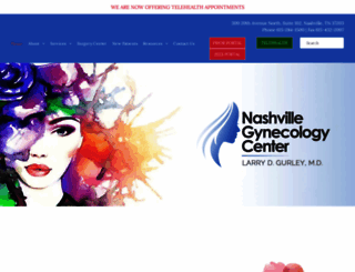 nashvillegynecologycenter.com screenshot
