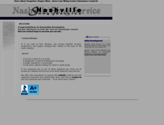 nashvillesongservice.com screenshot