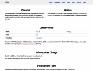 nasm.us screenshot