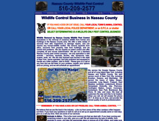 nassaucountyanimalcontrol.com screenshot