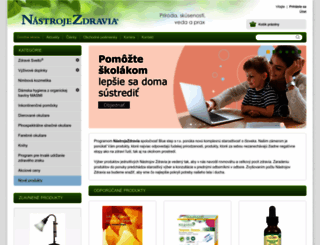 nastrojezdravia.sk screenshot