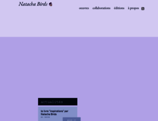 natacha-birds.fr screenshot