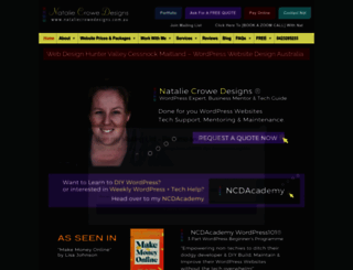 nataliecrowedesigns.com.au screenshot