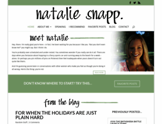 nataliesnapp.com screenshot