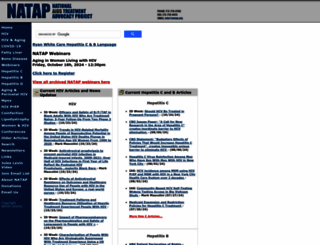 natap.org screenshot