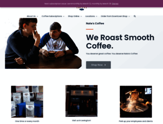 natescoffee.com screenshot