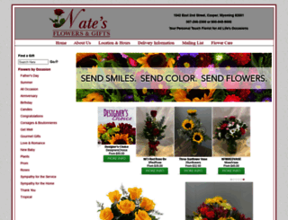 natesflowers.com screenshot