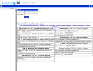 natgrid.service-now.com screenshot