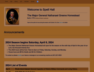 nathanaelgreenehomestead.org screenshot