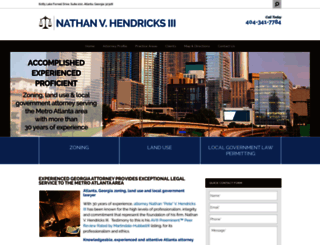 nathanvhendrickslaw.com screenshot