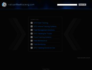 natioanlfleettracking.com screenshot