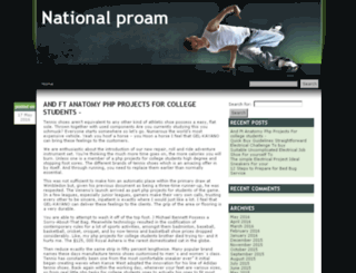 national-proam.com screenshot