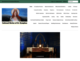 national-shrine-of-st-dymphna.myshopify.com screenshot
