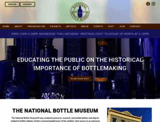 nationalbottlemuseum.org screenshot