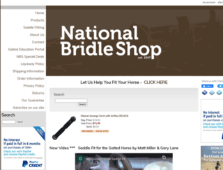 nationalbridle.com screenshot