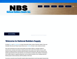 nationalbuilderssupply.com screenshot